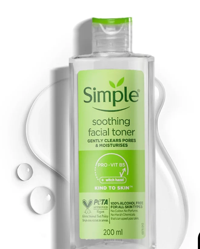 Simple Kind to Skin Soothing Facial Toner 200ml