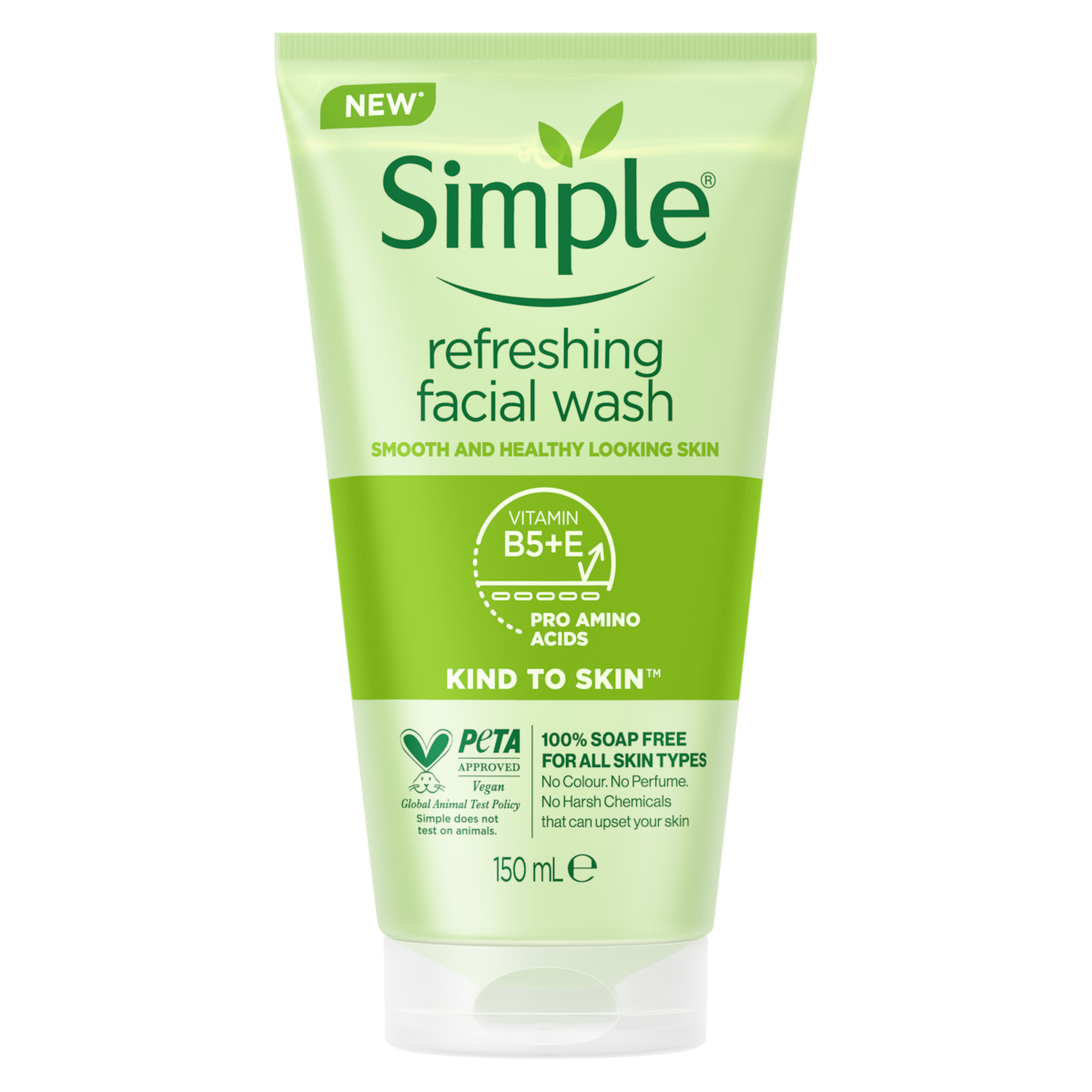 Simple Kind to Skin Refreshing Facial Wash 150ml