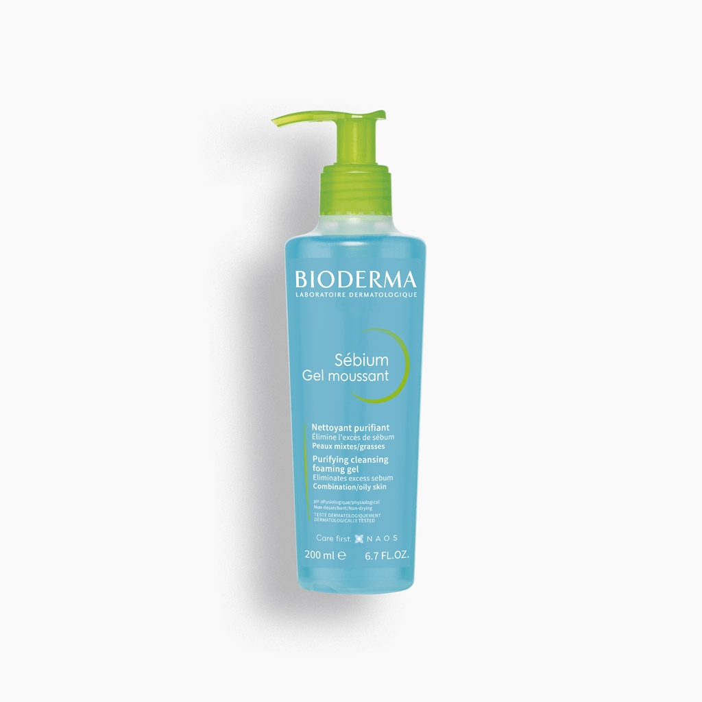 BIODERMA Sebium Gel Moussant Purifying Cleansing Foaming Gel 200ml