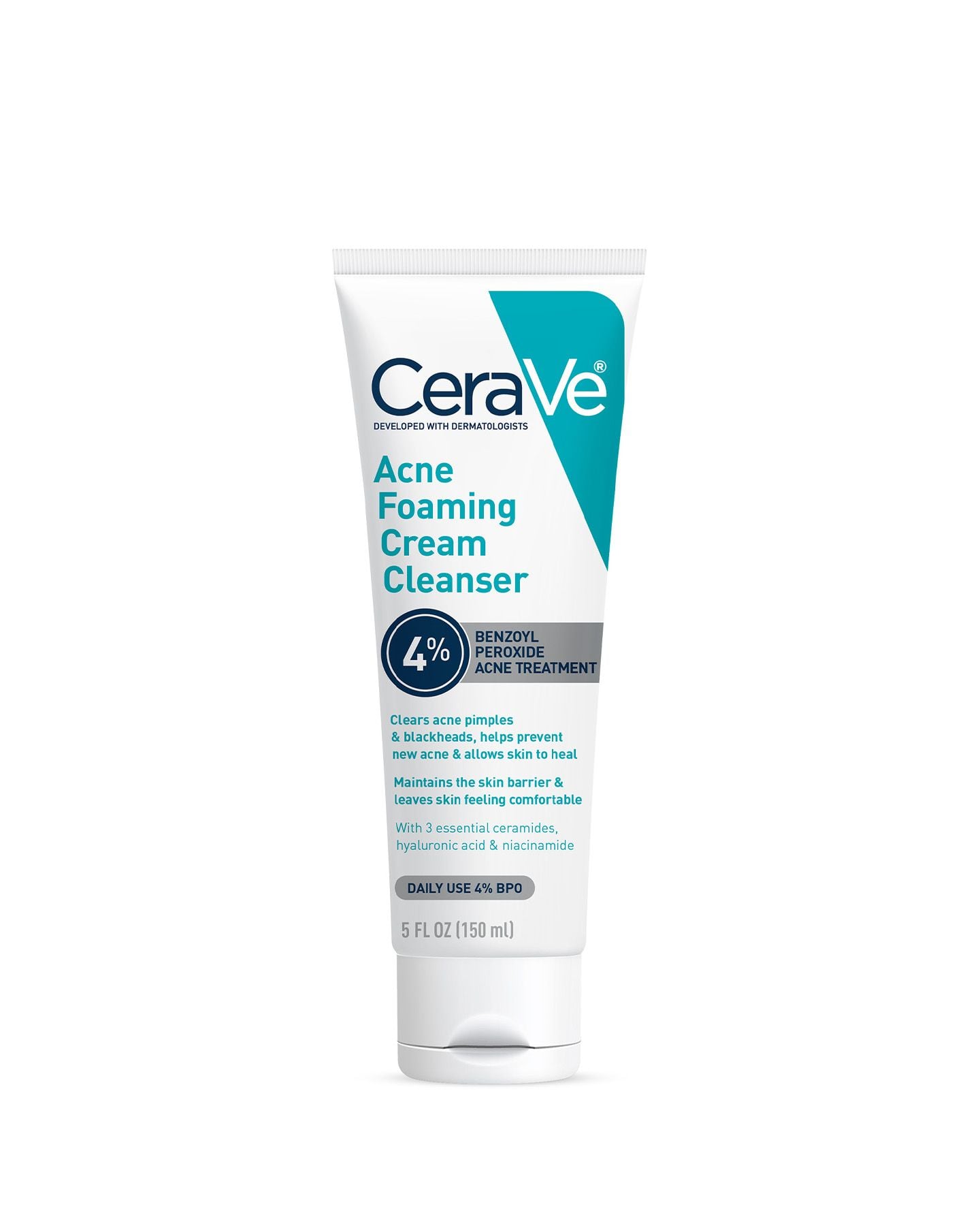 CERAVE 4% Acne Foaming Cream Cleanser 150ml
