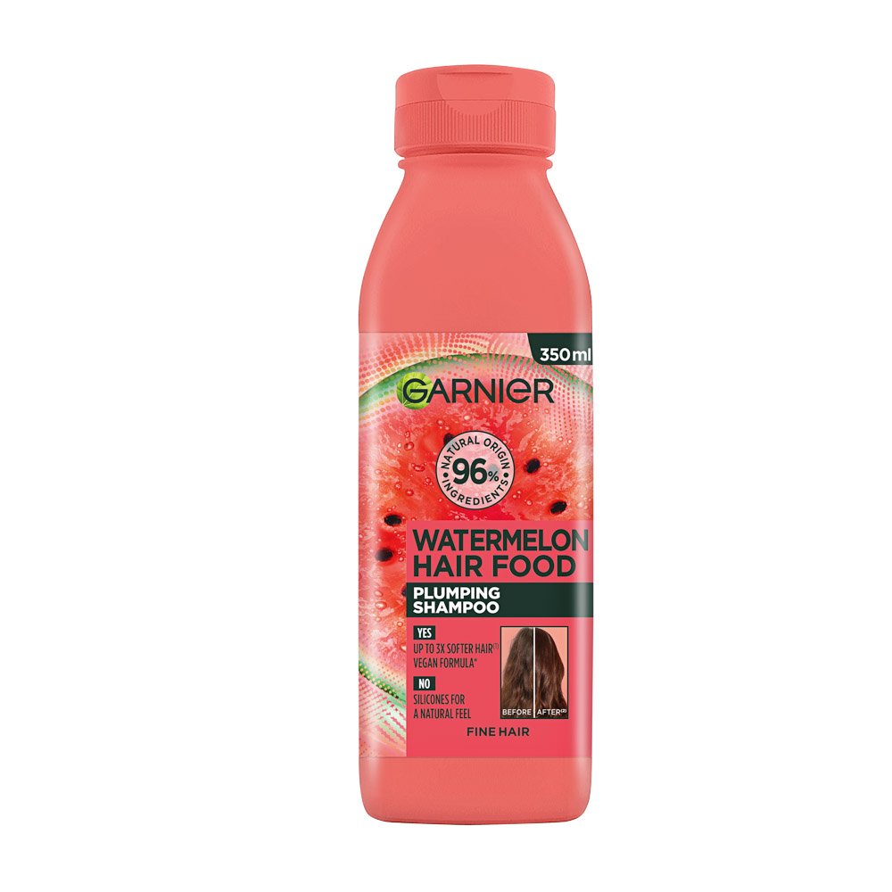 GARNIER Ultimate Blends Watermelon Hair Food Plumping Shampoo 350ml