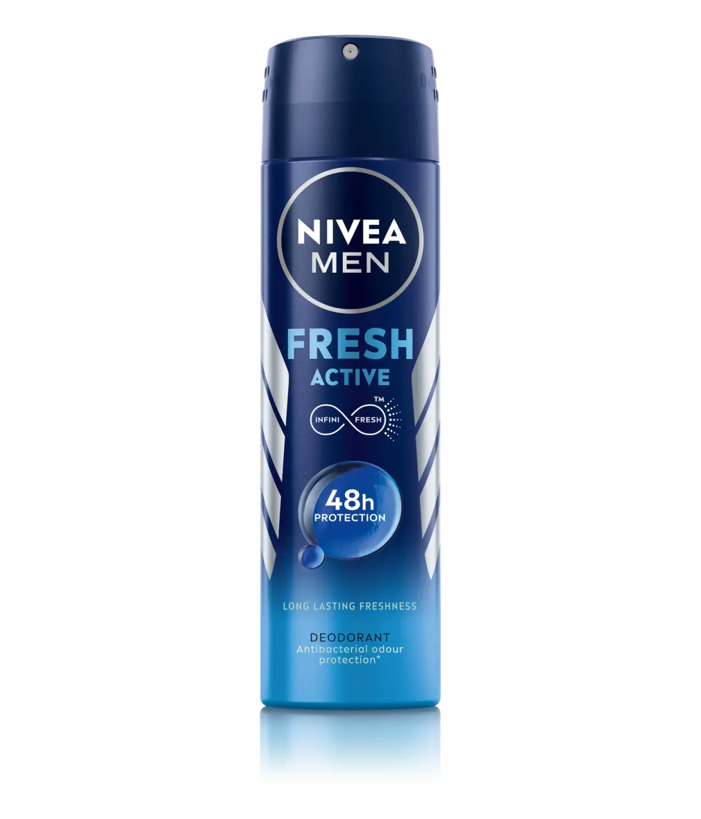 NIVEA Men Fresh Active 48h Long Lasting Freshness Deodorent 150ml